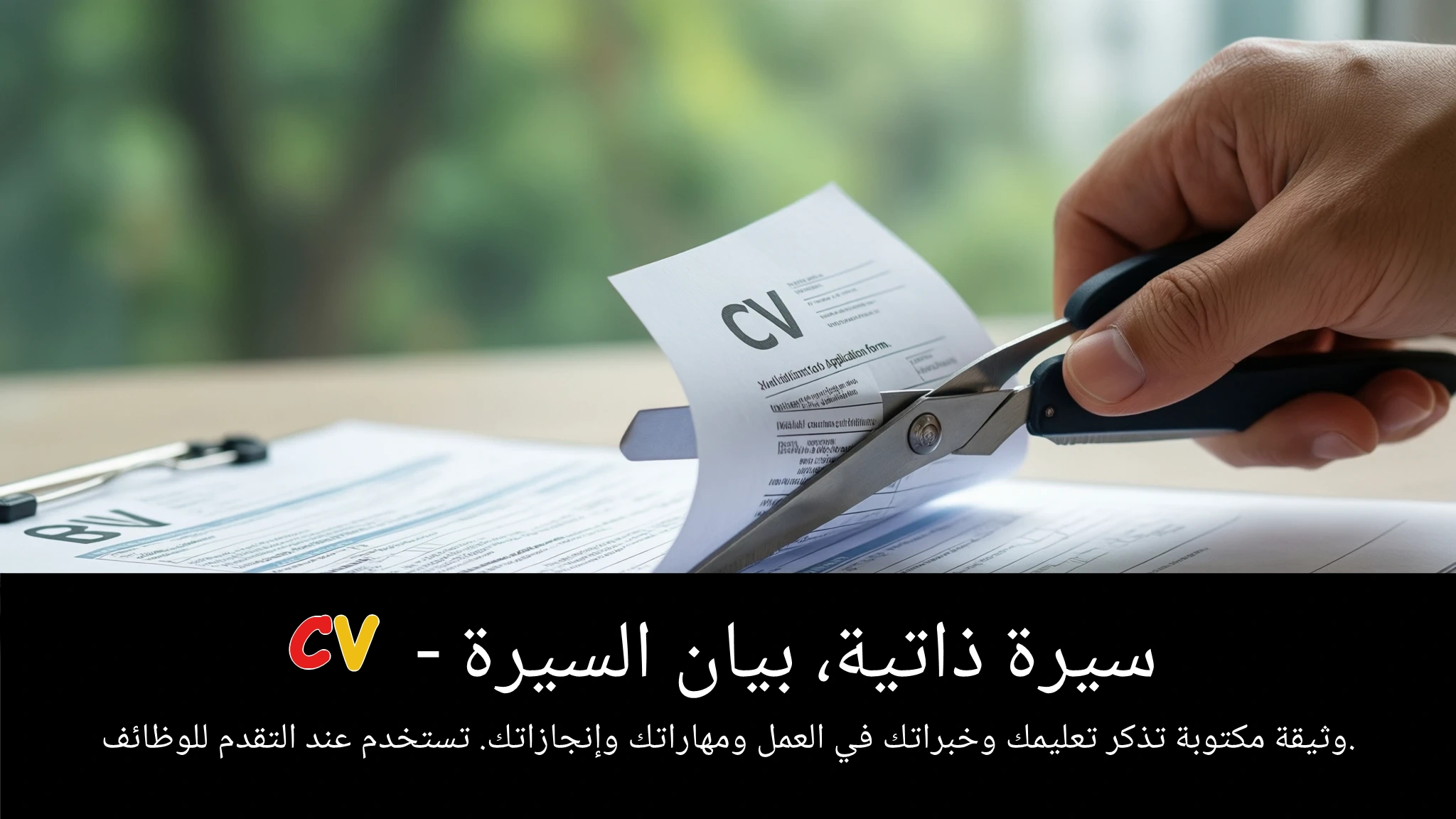 Arabic Illustration for CV